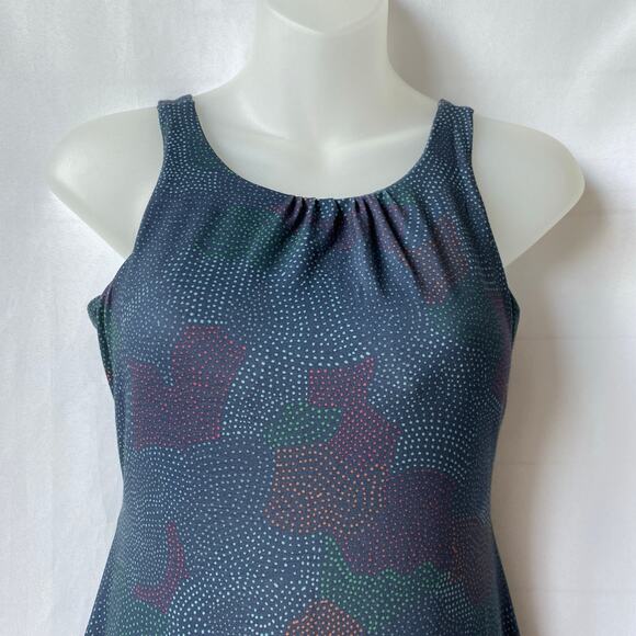 PrAna Skypath Athletic Dress XS Deep Pine Dotty Activewear Camping Cutout NWT - Picture 3 of 10